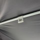 Folding Beach Umbrella with UV Protection – Summer Club Eden 225 (2.25m) Eden Beach Umbrella with a 225cm diameter, aluminum pole, 10 fiberglass ribs, tilt mechanism, large wind vent, and UV+50 sun protection.