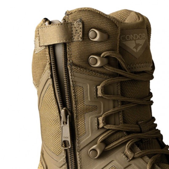 Brigade 8" Tactical Boots Zip Condor- Επιχειρησιακά Άρβυλα με YKK Zip & HEX-7®