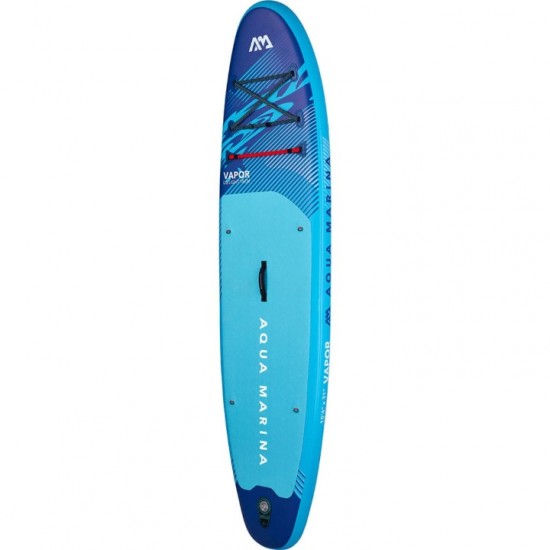 SUP Φουσκωτό - Aqua Marina Vapor 10'4" - OC PULSE 26 Φουσκωτό SUP (Σανίδα Όρθιας Κωπηλασίας) Aqua Marina Vapor 10'4" (SKU: 28342). Με τεχνολογία Drop Stitch Light, διπλό σύστημα Red Strap, κουπί, αντλία, eco-friendly σάκο και 2 χρόνια εγγύηση