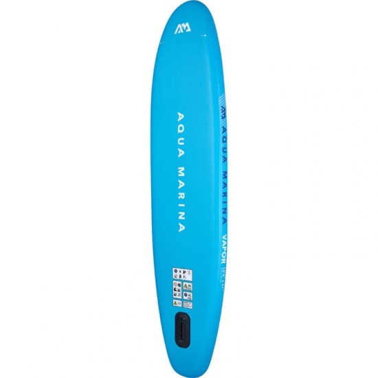 SUP Φουσκωτό - Aqua Marina Vapor 10'4" - OC PULSE 26 Φουσκωτό SUP (Σανίδα Όρθιας Κωπηλασίας) Aqua Marina Vapor 10'4" (SKU: 28342). Με τεχνολογία Drop Stitch Light, διπλό σύστημα Red Strap, κουπί, αντλία, eco-friendly σάκο και 2 χρόνια εγγύηση