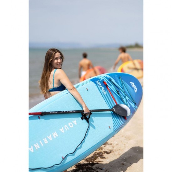 SUP Φουσκωτό - Aqua Marina Vapor 10'4" - OC PULSE 26 Φουσκωτό SUP (Σανίδα Όρθιας Κωπηλασίας) Aqua Marina Vapor 10'4" (SKU: 28342). Με τεχνολογία Drop Stitch Light, διπλό σύστημα Red Strap, κουπί, αντλία, eco-friendly σάκο και 2 χρόνια εγγύηση