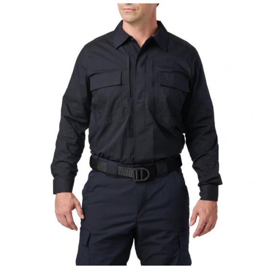 Operational Shirt - 5.11 Flex-Tac TDU Long Sleeve Shirt - 72250 5.11 Flex-Tac TDU Ripstop Shirt – Long-Sleeve Tactical Duty Shirt made from Flex-Tac® fabric with DWR coating, ReadyPocket™ pockets, and knee/elbow pad compatibility.