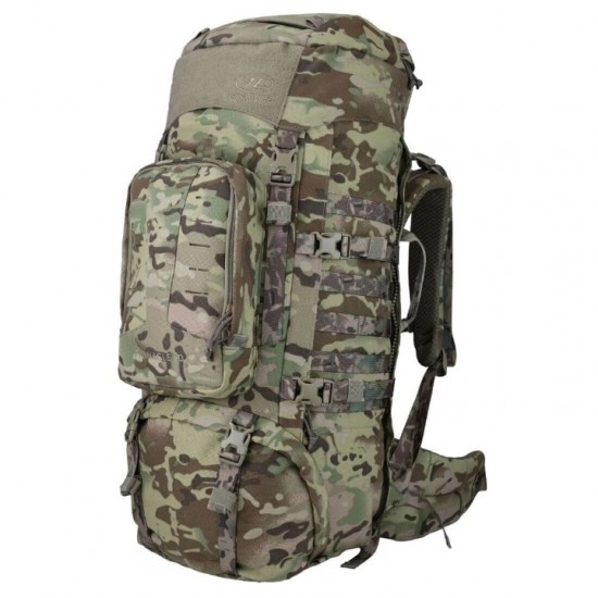 Σακίδιο Πλάτης Highlander Pinnacle Rucksack 70L Επιχειρησιακό Backpack Μεγάλων Αποστάσεων 70 Λίτρων από Rugged Νάιλον 1000D με Επίστρωση PU, Πόρπες Duraflex, Αποσπώμενες Θήκες και Σύστημα MOLLE