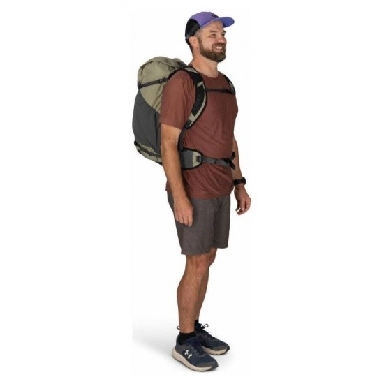 Σακίδιο Πλάτης Osprey Hikelite 32 Hiking Backpack Τεχνικό Σακίδιο Πεζοπορίας Osprey 32 Λίτρων με Σύστημα Αεριζόμενης Πλάτης AirSpeed, Ενσωματωμένο Αδιάβροχο Κάλυμμα και Ανακυκλωμένο Ύφασμα Ripstop