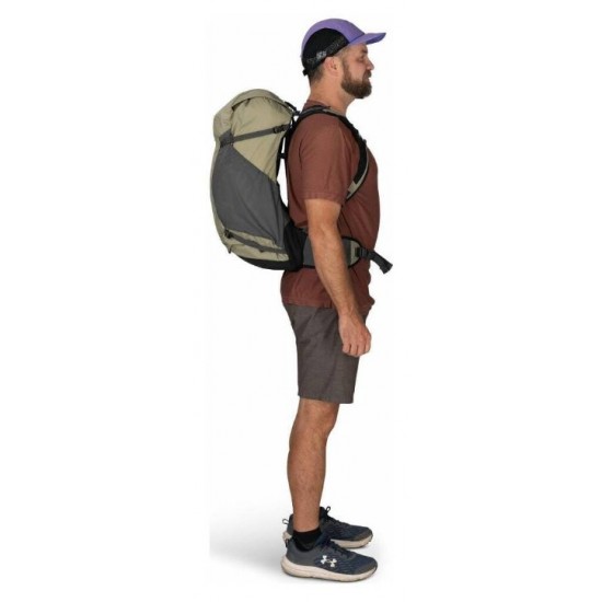 Σακίδιο Πλάτης Osprey Hikelite 32 Hiking Backpack Τεχνικό Σακίδιο Πεζοπορίας Osprey 32 Λίτρων με Σύστημα Αεριζόμενης Πλάτης AirSpeed, Ενσωματωμένο Αδιάβροχο Κάλυμμα και Ανακυκλωμένο Ύφασμα Ripstop