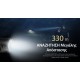 Professional Nitecore P17ix Flashlight with 4 x NiteLab M515S LEDs, 5000-Lumen Output, Strobe Ready™ Technology, and Rechargeable 21700i Battery