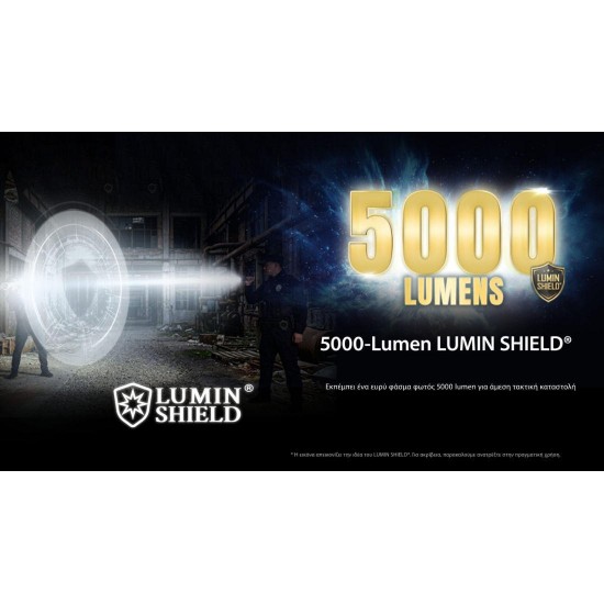 Nitecore P27iX - Rechargeable Flashlight with Variable Beam, LUMIN SHIELD® Technology & 430-Meter Range