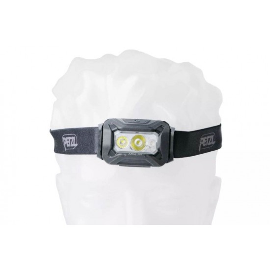 Φακός Κεφαλής Petzl Aria 2R RGB 625lm Premium αδιάβροχος (IP67) επαναφορτιζόμενος φακός κεφαλής Petzl Aria 2R RGB 625 Lumens. Με λευκό, κόκκινο, πράσινο, μπλε LED & μπαταρία CORE. Εγγύηση 5 έτη