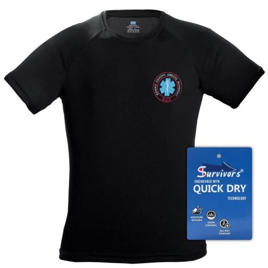 SECURITY Τ-SHIRT QUICK DRY SURVIVORS