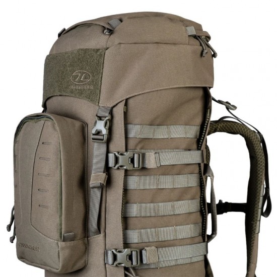 Σακίδιο Πλάτης Highlander Pinnacle Rucksack 90L Επιχειρησιακό Backpack Μεγάλων Αποστάσεων 90 Λίτρων από Rugged Νάιλον 1000D με Εσωτερικό Σκελετό Αλουμινίου, Πόρπες Duraflex και Αποσπώμενες Θήκες