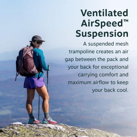 Σακίδιο Πλάτης Osprey Hikelite LT 16 Hiking Backpack - 16L Σακίδιο πλάτης πεζοπορίας Osprey Hikelite LT 16L. Με σύστημα αερισμού AirSpeed™, αδιάβροχο κάλυμμα βροχής & bluesign® υλικά