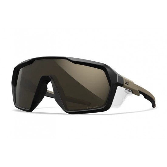 Αντιβαλλιστικά Γυαλιά - Wiley X CITADEL (CAPTIVATE Tungsten Mirror - Matte Black/Tan) Αντιβαλλιστικά γυαλιά ηλίου Wiley X CITADEL (CHCTD04). Φακοί CAPTIVATE™ Tungsten Mirror, σκελετός Matte Black/Tan, τορικοί φακοί & πιστοποίηση ANSI Z87.1+ / MIL-PRF-32432A