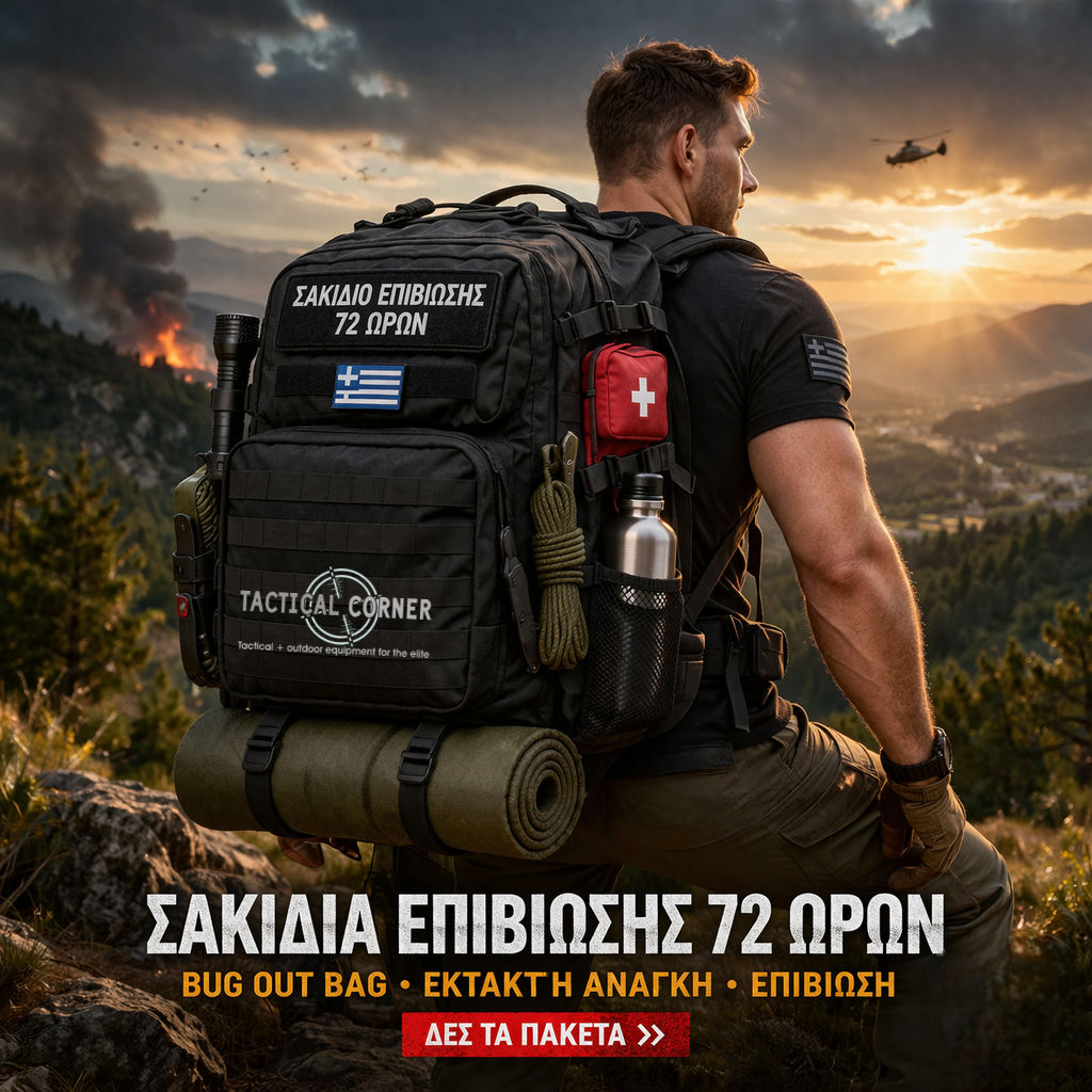 Έτοιμα Σακίδια Επιβίωσης Έκτακτης Ανάγκης (Bug Out Bag) - Ready to Go