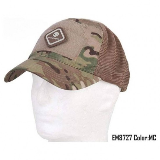 Ελαφρύ Επιχειρησιακό Καπέλο EmersonGear με Ύφασμα Πλέγματος Υψηλής Διαπνοής, Υδατοαπωθητική Προστασία, Ρυθμιζόμενη Ελαστική Εφαρμογή και Πάνελ Velcro