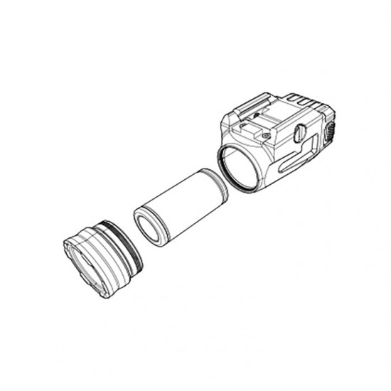 SKYWOODS PL520 Tactical Φακός Όπλου 520 Lumens - IP66 Αδιάβροχος