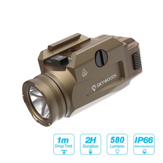 SKYWOODS PL520 Tactical Φακός Όπλου 520 Lumens - IP66 Αδιάβροχος