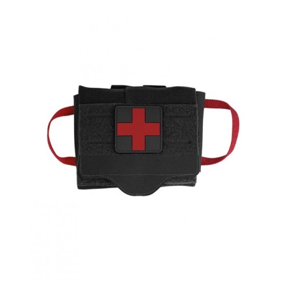 Θήκη Φαρμακείου Molle Mil-Tec IFAK Quick Draw Pack Tactical Θήκη Ατομικού Φαρμακείου από Πολυεστέρα 700D με Επίστρωση PU, Σύστημα Ταχείας Εξαγωγής, Πάνελ MOLLE