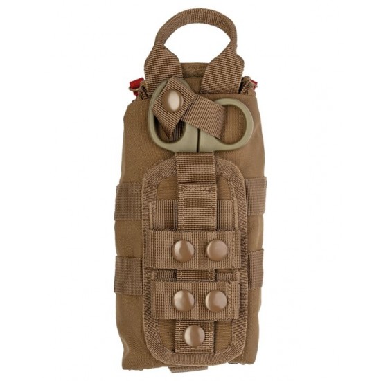 Φαρμακείο Molle Mil-Tec IFAK Rapid Pack 28 Pieces W/Scissors Ατομικό Κιτ Πρώτων Βοηθειών 28 Τεμαχίων Mil-Tec από Πολυεστέρα 700D με Επίστρωση PU, Σύστημα Ταχείας Ανάπτυξης