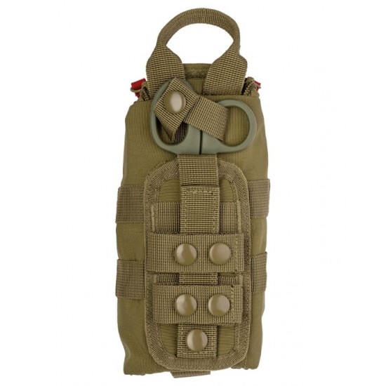 Φαρμακείο Molle Mil-Tec IFAK Rapid Pack 28 Pieces W/Scissors Ατομικό Κιτ Πρώτων Βοηθειών 28 Τεμαχίων Mil-Tec από Πολυεστέρα 700D με Επίστρωση PU, Σύστημα Ταχείας Ανάπτυξης