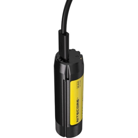 Επαναφορτιζόμενη Μπαταρία Li-ion - Nitecore WLB40 4000mAh Li-ion Nitecore WLB40 4000mAh (14.4Wh) επαναφορτιζόμενη μπαταρία με θύρα φόρτισης USB-C. Σχεδιασμένη για τον φακό κεφαλής Nitecore NWH20 και επαγγελματικό εξοπλισμό