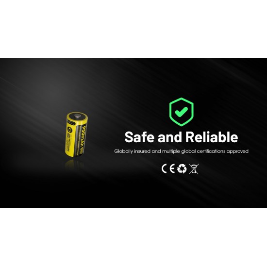 NITECORE 16340 950MAH USB-C NL169R