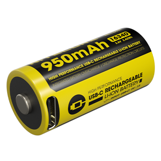 NITECORE 16340 950MAH USB-C NL169R