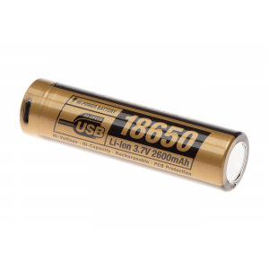 BATTERY CLAWGEAR 8650 3.7V-2600mAh MICRO USB