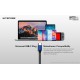 Καλώδιο Φόρτισης & Δεδομένων Nitecore UAC20 USB-C σε USB-A 3A Ανθεκτικό καλώδιο Nitecore UAC20 USB-C σε USB-A (9060100848). Ταχεία φόρτιση 3A (QC & FCP), μεταφορά δεδομένων 480Mbps, νάιλον πλέξη & επιχρυσωμένες επαφές