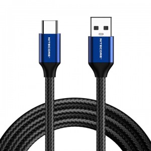 Καλώδιο Φόρτισης & Δεδομένων Nitecore UAC20 USB-C σε USB-A 3A