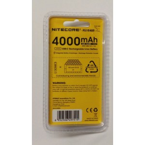 Battery Nitecore 18650 / 4000mAh NL1840R