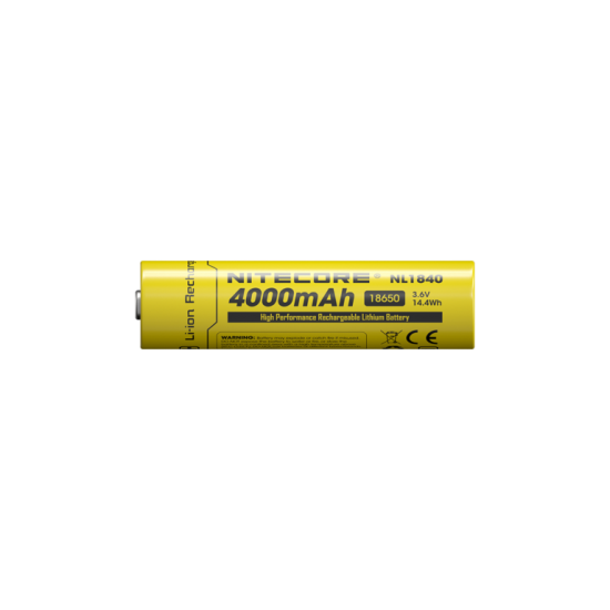 NITECORE 18650 NL1840 4000MAH BATTERY