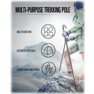 ALUMINUM HANDLE 106CM ALPIN COMMERCIAL HIKING POLE