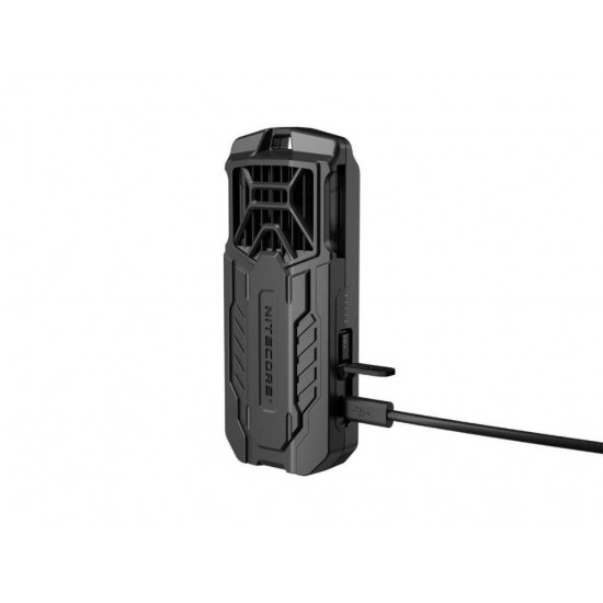 Nitecore EMR16 Portable Mosquito Repeller Electronic Mosquito Repellent Device with Integrated 5,200mAh Battery, 5-Meter Protection Zone, and IPX5 Water Resistance