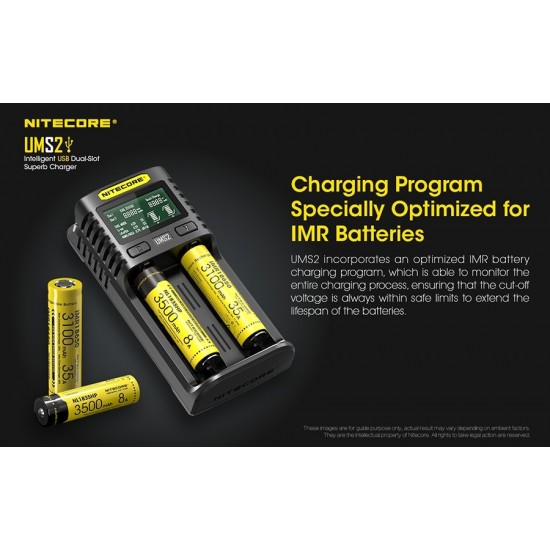 NITECORE UMS2 CHARGER NITECORE UMS2 CHARGER