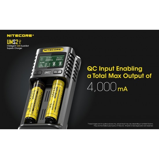 NITECORE UMS2 CHARGER NITECORE UMS2 CHARGER