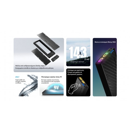 ΦΟΡΤΙΣΤΗΣ POWER BANK NITECORE NB10000 GEN4