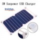 SOLAR CHARGER WITH USB 5W INVICTUS SRUSB-5
