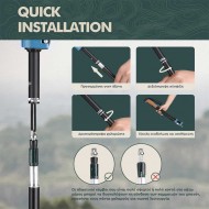 ATHOS Z-POLE ALPIN 3-PART CLIMBING POLES