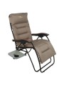 OZTRAIL SUN LOUNGE BRAMPTON FOLDING ARMCHAIR WITH TABLE