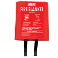 FIRE-FIGHTING BLANKET 1.2M X 1.2M IN MOBIAK PVC HARD CASE