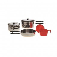 CARAVAN SET - STAINLESS MILTEC COOKWARE 2 PEOPLE