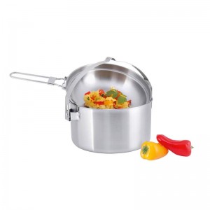 ΣΕΤ ΚΑΡΑΒΑΝΑ - ΑΓΓΕΙΑ ΕΣΤΙΑΣΕΩΣ CAMPING COOKING SET KETTLE 1,6L TATONKA