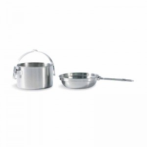 ΣΕΤ ΚΑΡΑΒΑΝΑ - ΑΓΓΕΙΑ ΕΣΤΙΑΣΕΩΣ CAMPING COOKING SET KETTLE 1L TATONKA