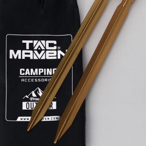 LIGHTWEIGHT TENT STAKES GROUND NAILS TAC MAVEN PENTAGON LIGHTWEIGHT TENT STAKES GROUND NAILS TAC MAVEN PENTAGON