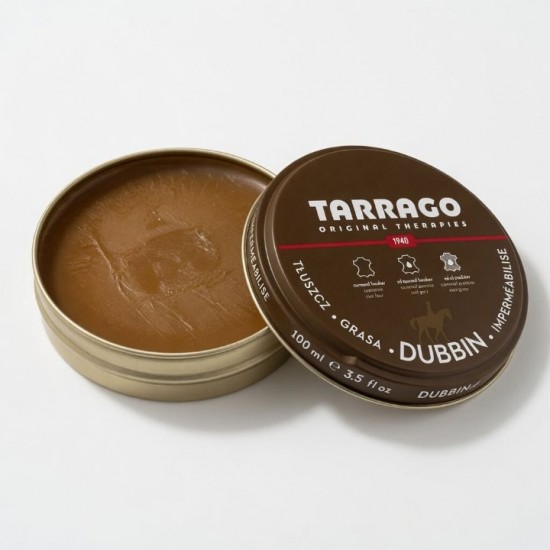 Λίπος Αδιαβροχοποίησης & Θρέψης Δερμάτων - Tarrago Dubbin 100ml (άχρωμο) Λίπος θρέψης & προστασίας δερμάτων Tarrago Dubbin 100ml (Άχρωμο 00). Προστατεύει από ρωγμές, αδιαβροχοποιεί & μαλακώνει λεία και λαδερά δέρματα