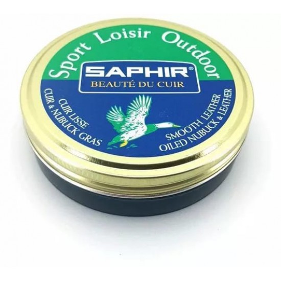 Λίπος Αδιαβροχοποίησης Δερμάτων - Saphir Sport Loisir 100ml (Μαύρο) Λίπος προστασίας & αδιαβροχοποίησης δερμάτων Saphir Sport Loisir Outdoor 100ml (Μαύρο 01). Θρέφει, μαλακώνει & προστατεύει τα δερμάτινα παπούτσια από νερό & λεκέδες.