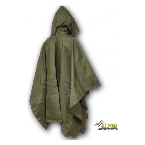 ΑΔΙΑΒΡΟΧΟ ΠΟΝΤΣΟ ALPIN RAIN PONCHO 210TPU XL 152Χ203CM PVC COATING