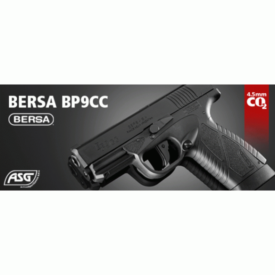ΑΕΡΟΒΟΛΟ ASG BERSA BP9CC, GBB, MS, CO2, 4.5mm