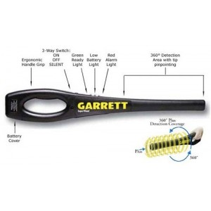 GARRETT SUPERWAND HAND DETECTOR GARRETT SUPERWAND HAND DETECTOR
