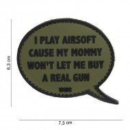 PVC 444150 PATCH 3D I PLAY AIRSOFT GREEN